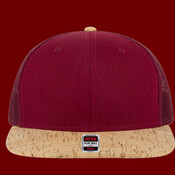 OTTO CAP "OTTO SNAP" 6 Panel Mid Profile Mesh Back Trucker Snapback Hat