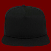 OTTO CAP "OTTO SNAP" 5 Panel Mid Profile Mesh Back Trucker Snapback Hat