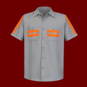 Enhanced Visibility Industrial Work Shirt
