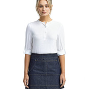 Four-Pocket Jeans Stitch Denim Waist Apron
