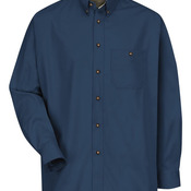 Men's Cotton Contrast Dress Shirt