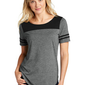 Ladies PosiCharge ® Tri Blend Wicking Fan Tee