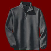 Sueded Finish 1/4 Zip Sweatshirt