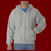 DryBlend® Adult Full-Zip Hooded Sweatshirt 12600 LEDL