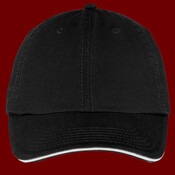 Washed Twill Sandwich Bill Cap
