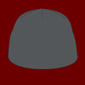 Fine Knit Skull Cap with Stripes
