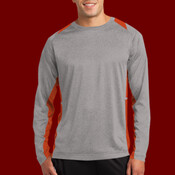 Long Sleeve Heather Colorblock Contender ™ Tee
