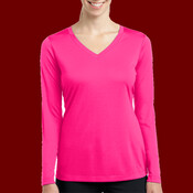 Ladies Long Sleeve PosiCharge ® Competitor V Neck Tee