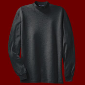 Interlock Knit Mock Turtleneck