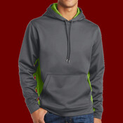 Sport Wick ® CamoHex Fleece Colorblock Hooded Pullover