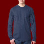 Adult Long-Sleeve Tee with Pocket