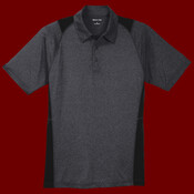 Heather Colorblock Contender Polo