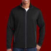 Sport Wick ® Stretch Contrast Full Zip Jacket