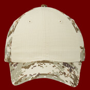 Colorblock Digital Ripstop Camouflage Cap
