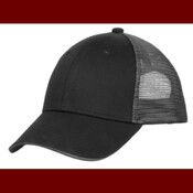 Double Mesh Snapback Sandwich Bill Cap