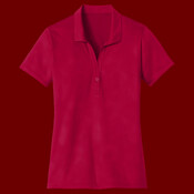 Ladies Embossed PosiCharge ® Tough Polo ®