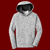 Youth PosiCharge ® Electric Heather Fleece Hooded Pullover