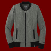 Ladies French Terry Baseball Full Zip