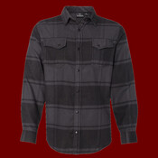 Snap Front Plaid Flannel Shirt