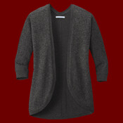 Ladies Marled Cocoon Sweater