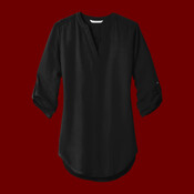 Ladies 3/4 Sleeve Tunic Blouse