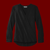 Port Authority ® Ladies Trendy Silhouette Wrap Blouse
