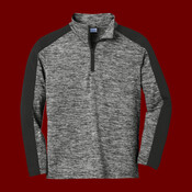 Youth PosiCharge ® Electric Heather Colorblock 1/4 Zip Pullover