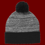 Heather Pom Pom Beanie