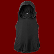 Ladies PosiCharge ® Tri Blend Wicking Draft Hoodie Tank