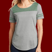 Ladies PosiCharge ® Tri Blend Wicking Fan Tee
