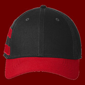 Stretch Cotton Striped Cap