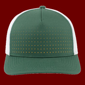 Perforated 5-Panel Trucker Snapback Cap