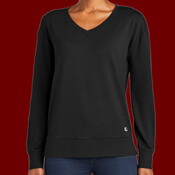 Ladies Luuma Flex Long Sleeve V Neck