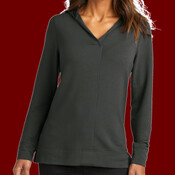 Ladies Microterry Pullover Hoodie