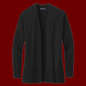 Women's Cotton Stretch Long Cardigan Sweater