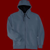 Heavyweight Full Zip Hooded Sweatshirt with Thermal Lining