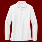 Port Authority® - Ladies Long Sleeve Silk Touch™ Polo. L500LS