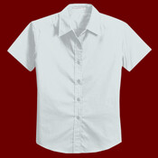Ladies Short Sleeve Easy Care, Soil Resistant Shirt