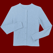 Port Authority® - Ladies Fine-Gauge Crewneck Cardigan Sweater. LSW280