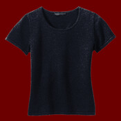 Port Authority® - Ladies Fine-Gauge Short Sleeve Scoop Neck Sweater. LSW282