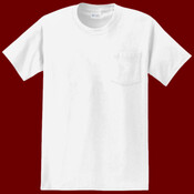 100% Cotton T Shirt with Pocket