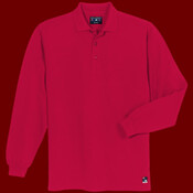 Port Authority® - Youth Long Sleeve Pique Knit Polo. Y320 