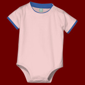 Infant Short Sleeve 1 Piece with Shoulder Snaps