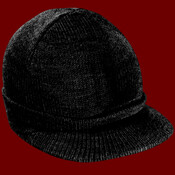 Knit Hat with Bill
