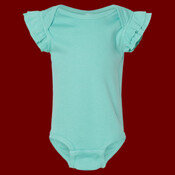Infant Flutter Sleeve Baby Rib Bodysuit