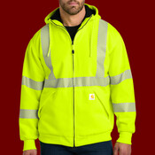 Ansi 107 Class 3 Lined Full Zip Sweatshirt