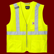 Ansi Class 2 Mesh Zip Front Vest