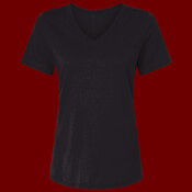 Women's USA-Made Fine Jersey V-Neck T-Shirt