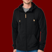 Space Dye Fleece Full Zip Hoodie