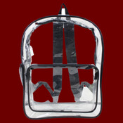 Large 17" Heavy Duty Clear Backpack